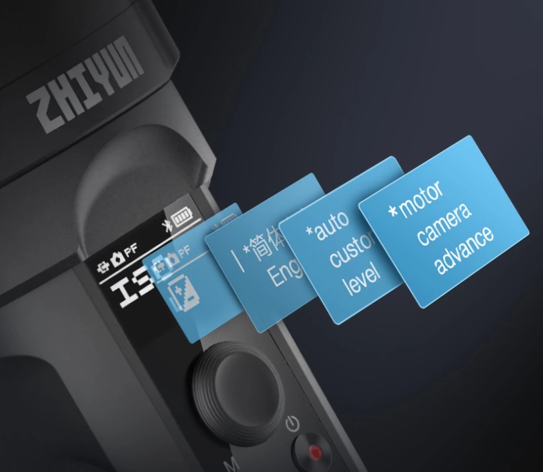Zhiyun Crane 2S - odlehčený výkonný 3osý stabilizátor pro foťáky a kamery 3